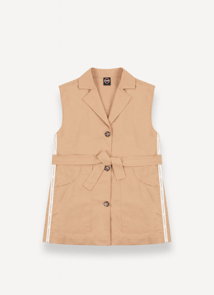 Linen shirt vest image number 4