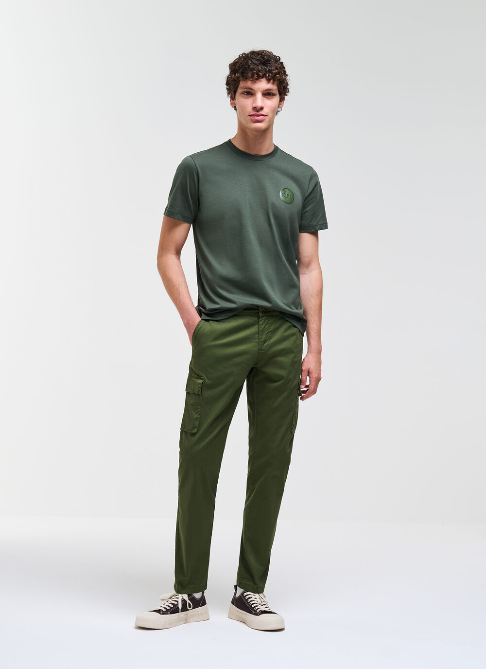 T-Shirt mit gummiertem Logo image number 1