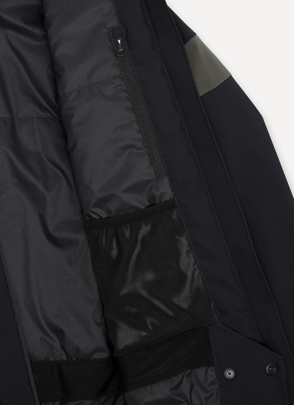 Ski jacket with two-tone insert image number 6