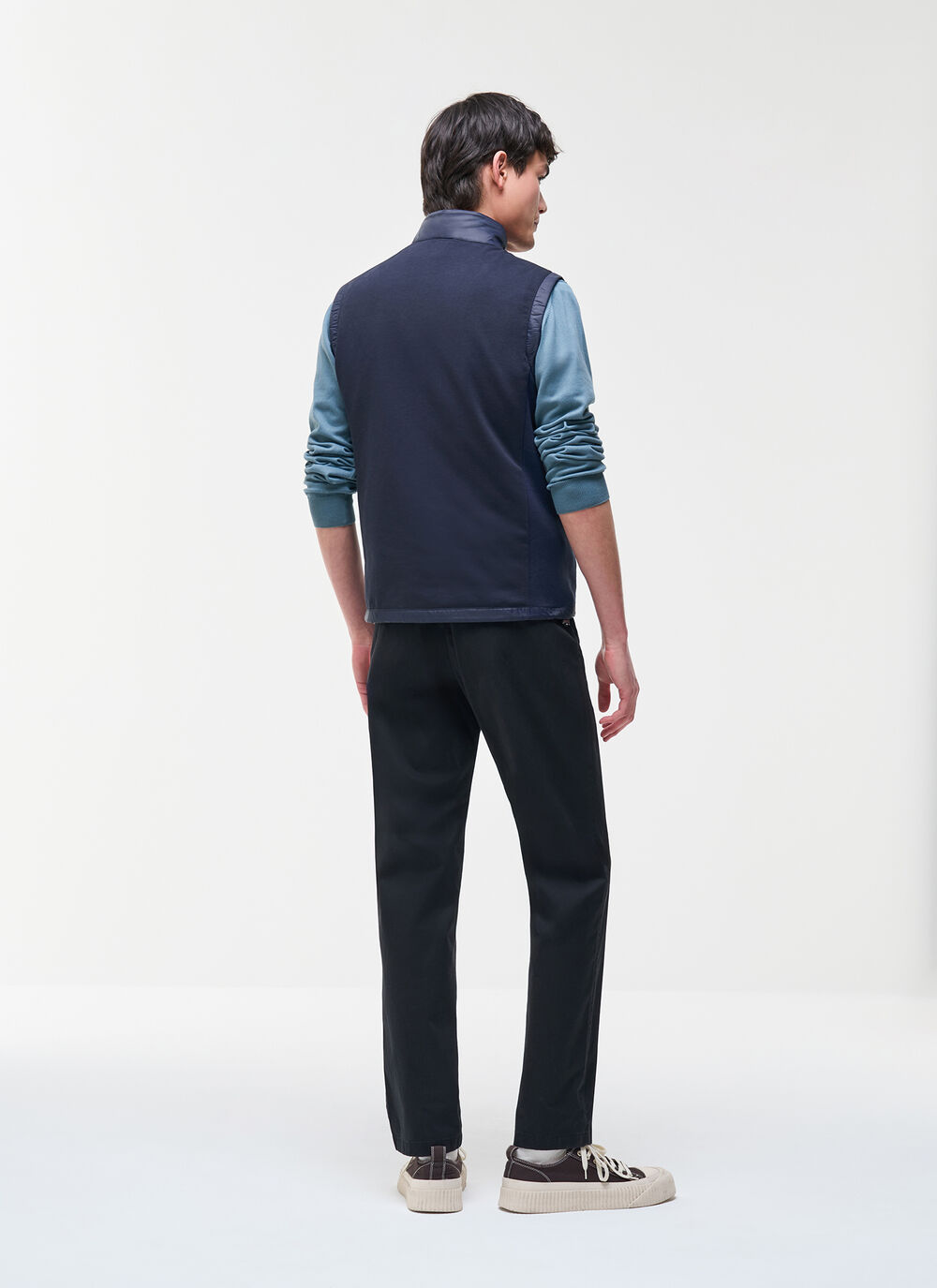  Weste aus Watte mit Strickeins&auml;tzen image number 3