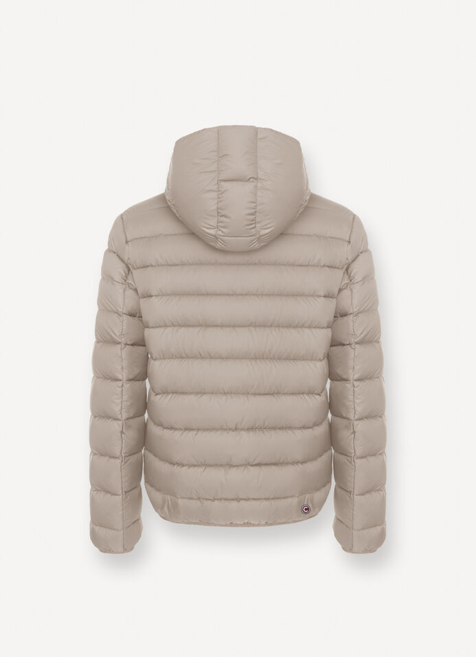 Sporty down jacket with fixed hood image number 5