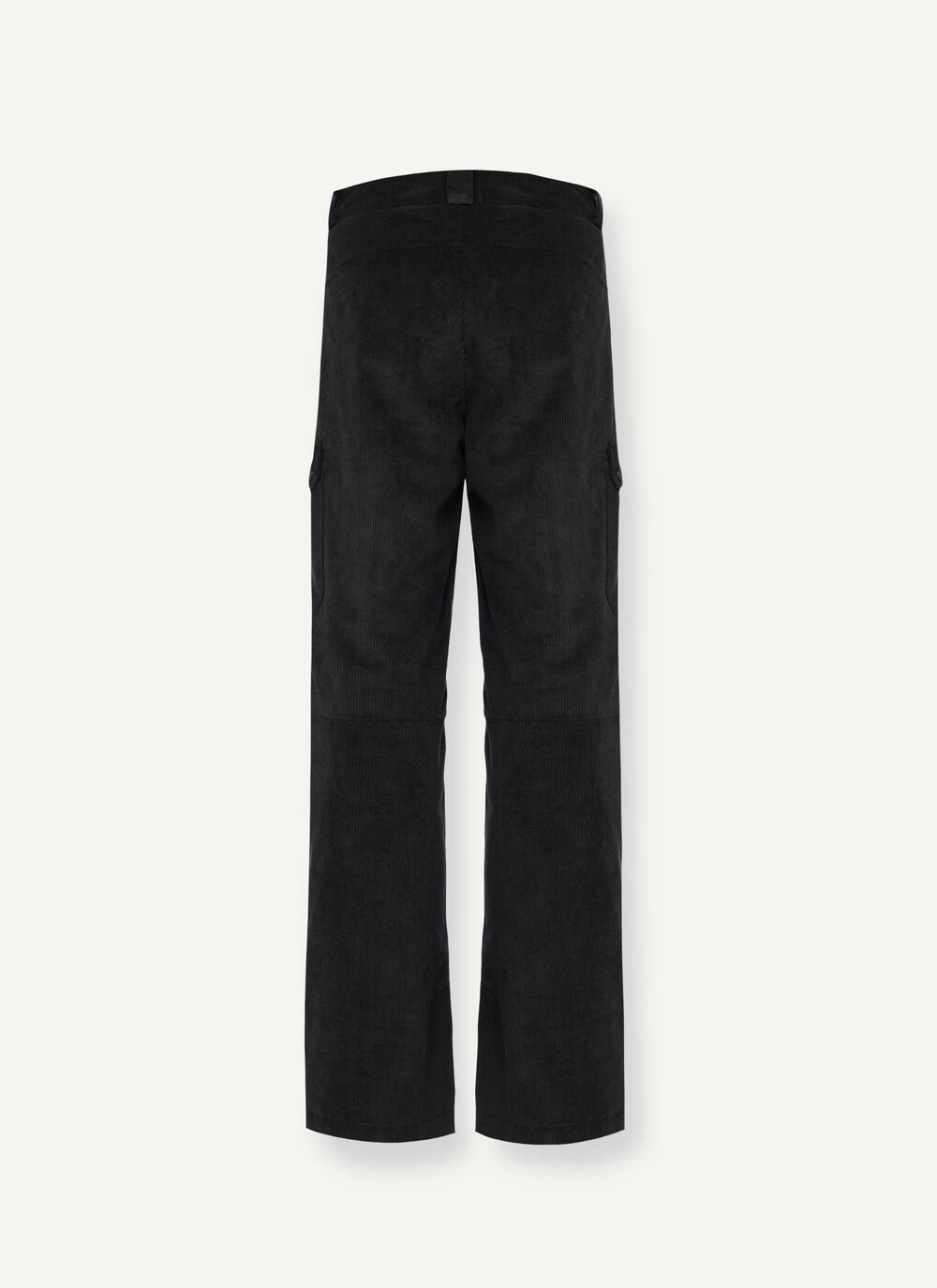 Corduroy cargo-style ski trousers