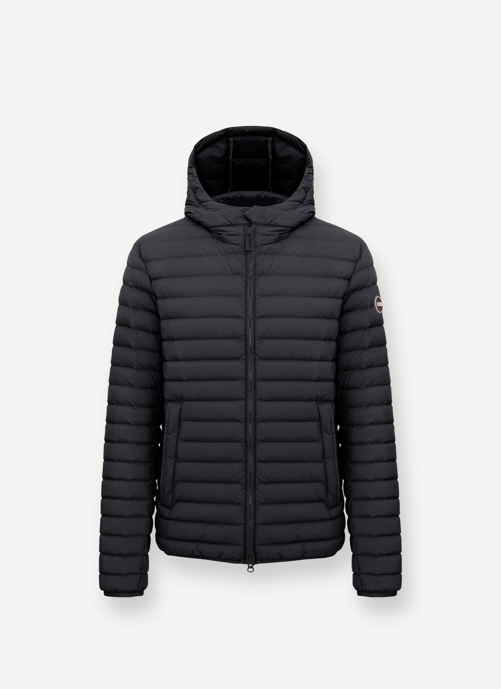 Light down jacket with hood