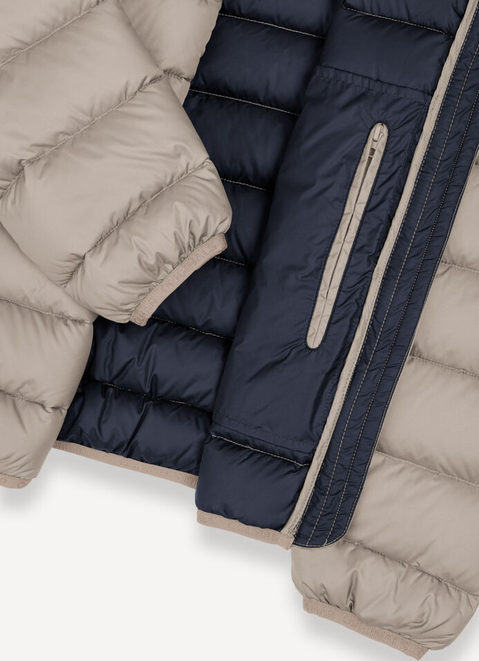 Sporty down jacket with fixed hood image number 6