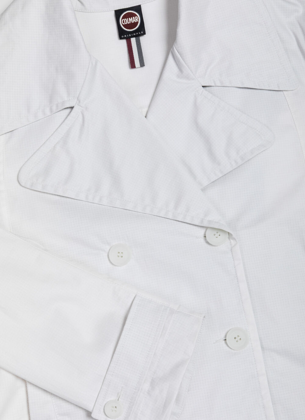 Double-breasted cotton jacket image number 6