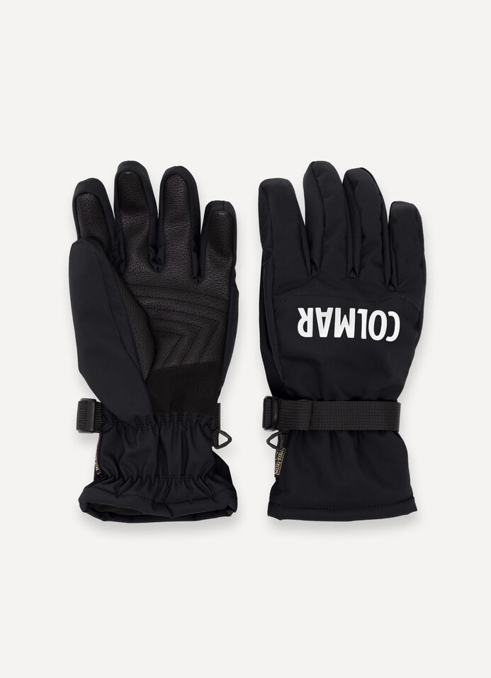 Men's ski gloves with logo image number 0