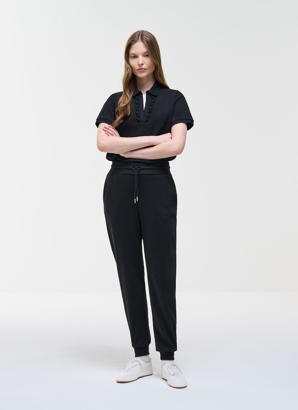 Cotton tracksuit bottoms image number 1