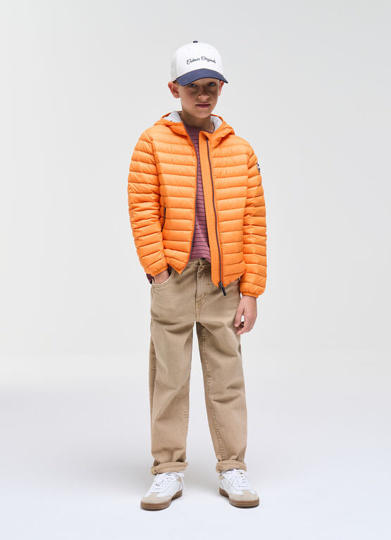 Lightweight Hooded Down Jacket