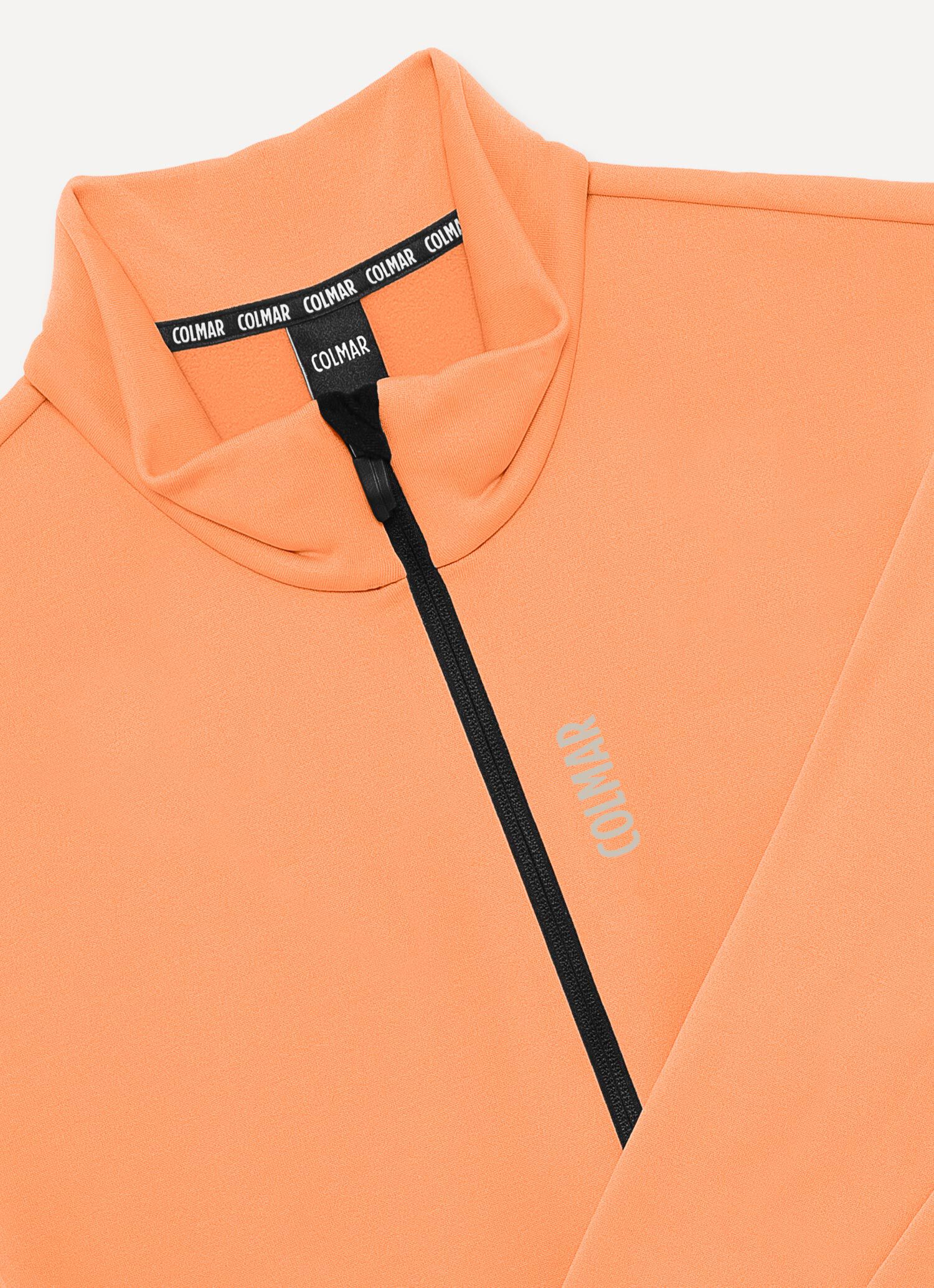 Full-zip stretch ski fleece - MARS ORANGE | Colmar