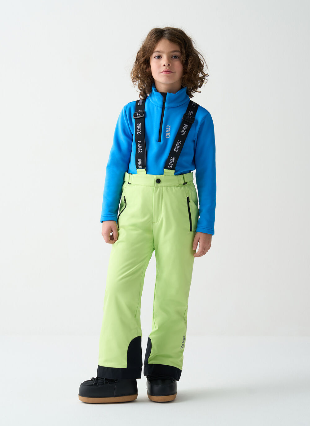 Unisex ski salopettes with adjustable length image number 1