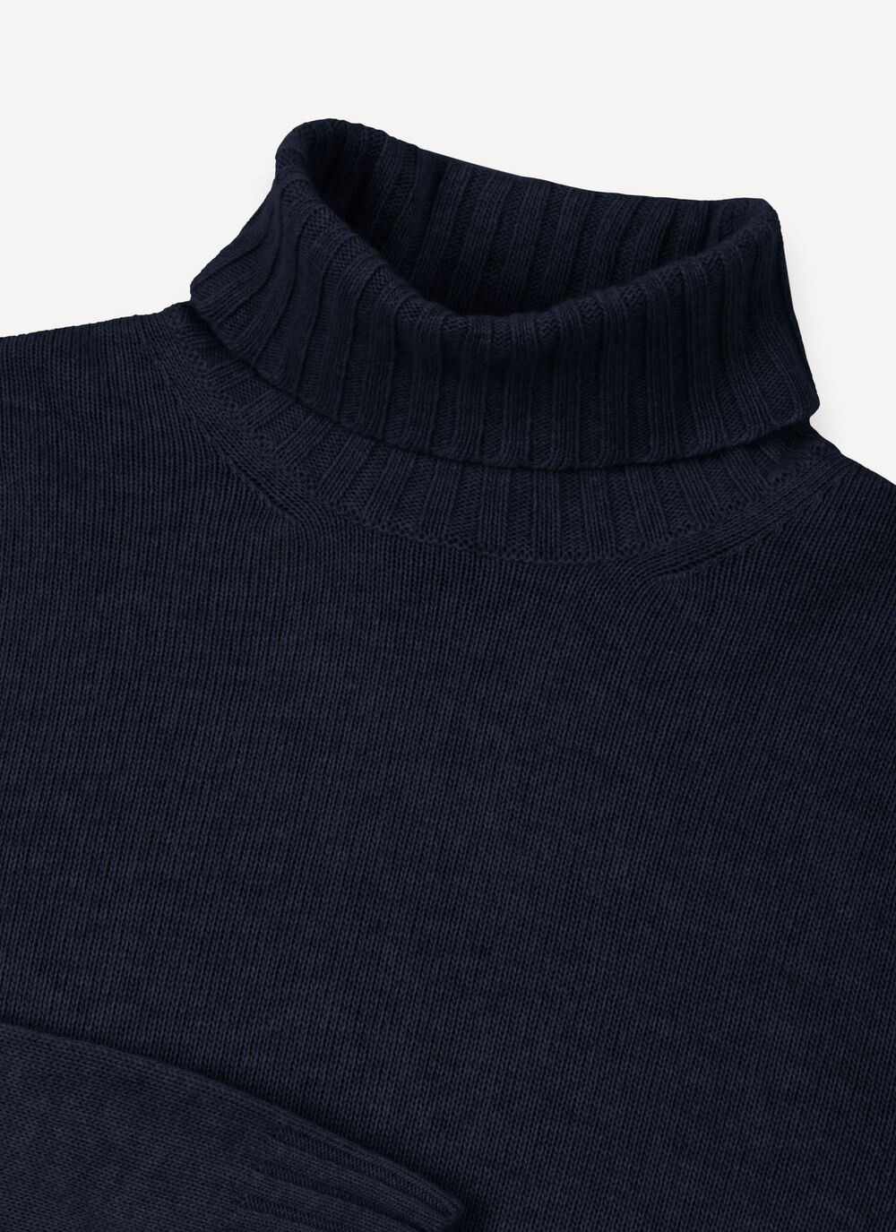 Branded wool polo-neck pullover image number 5