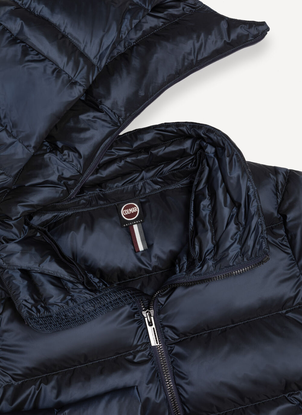 Down jacket with detachable hood image number 6