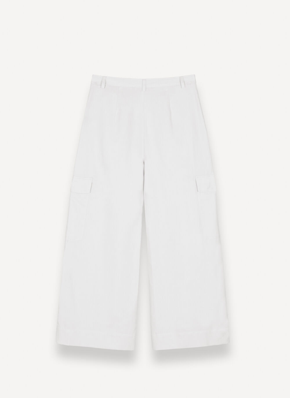Linen cargo trousers image number 5