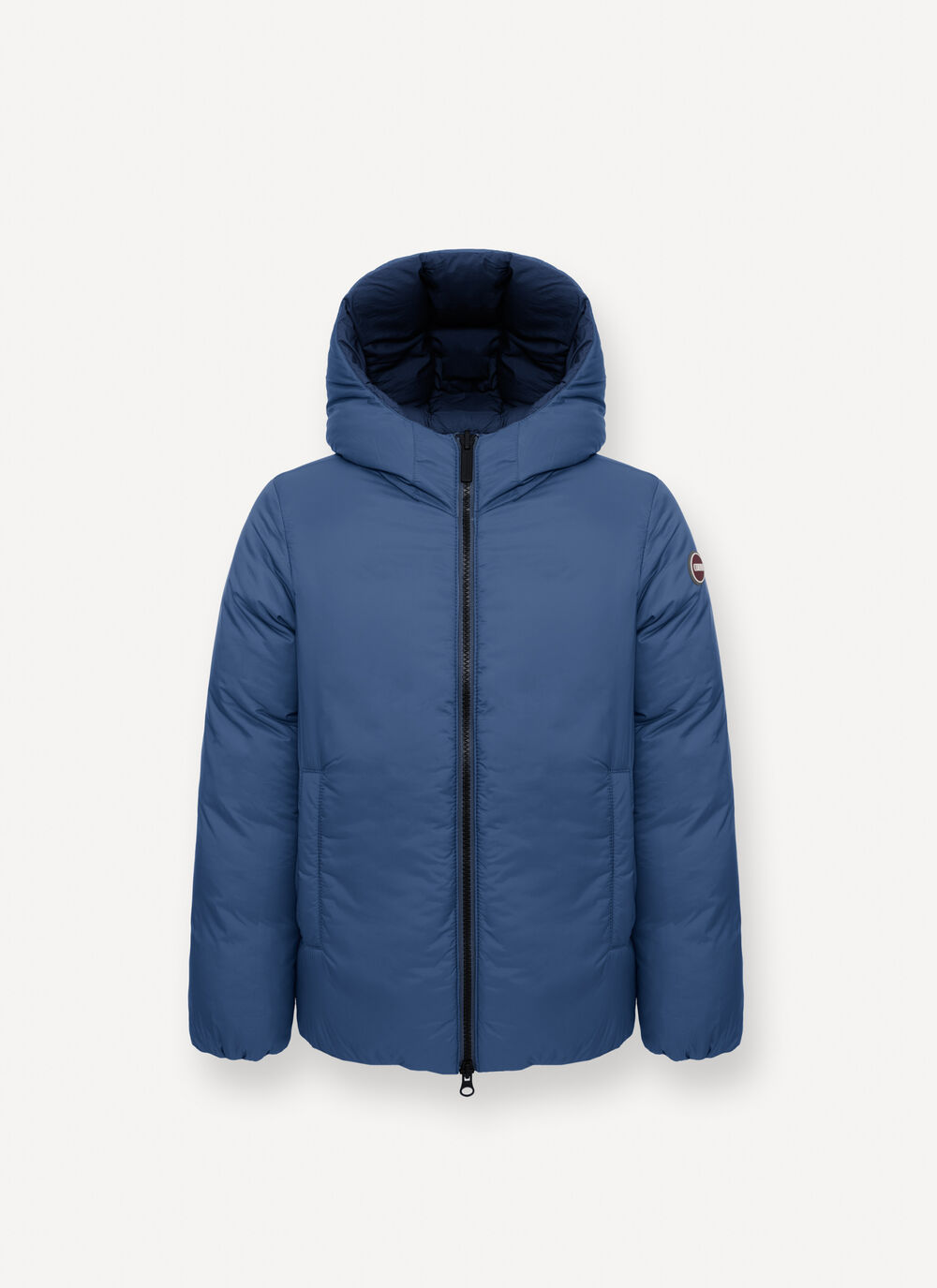 Reversible hooded quilted jacket