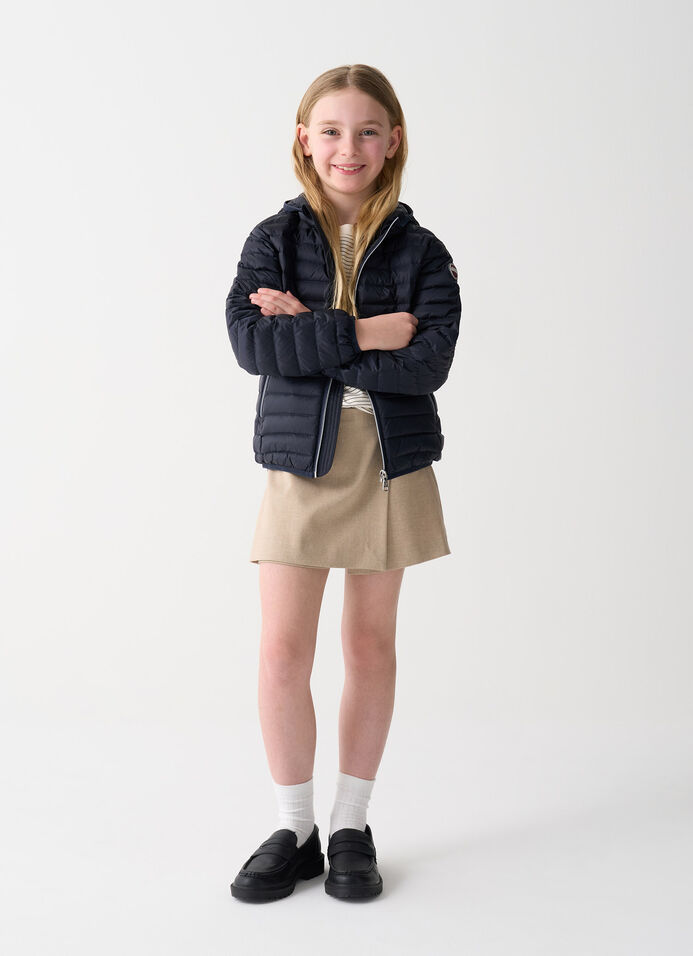 Piumino corto con cappuccio image number 0