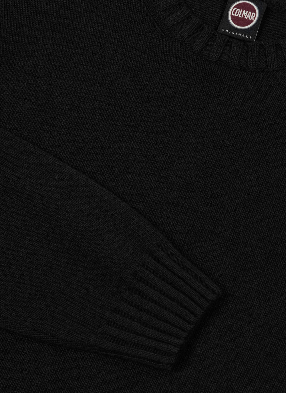 Branded wool pullover image number 6