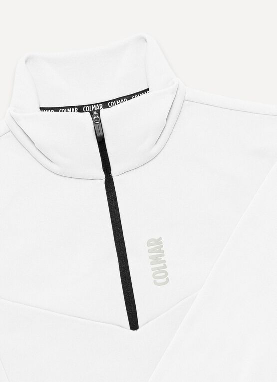 Half-zip stretch ski fleece