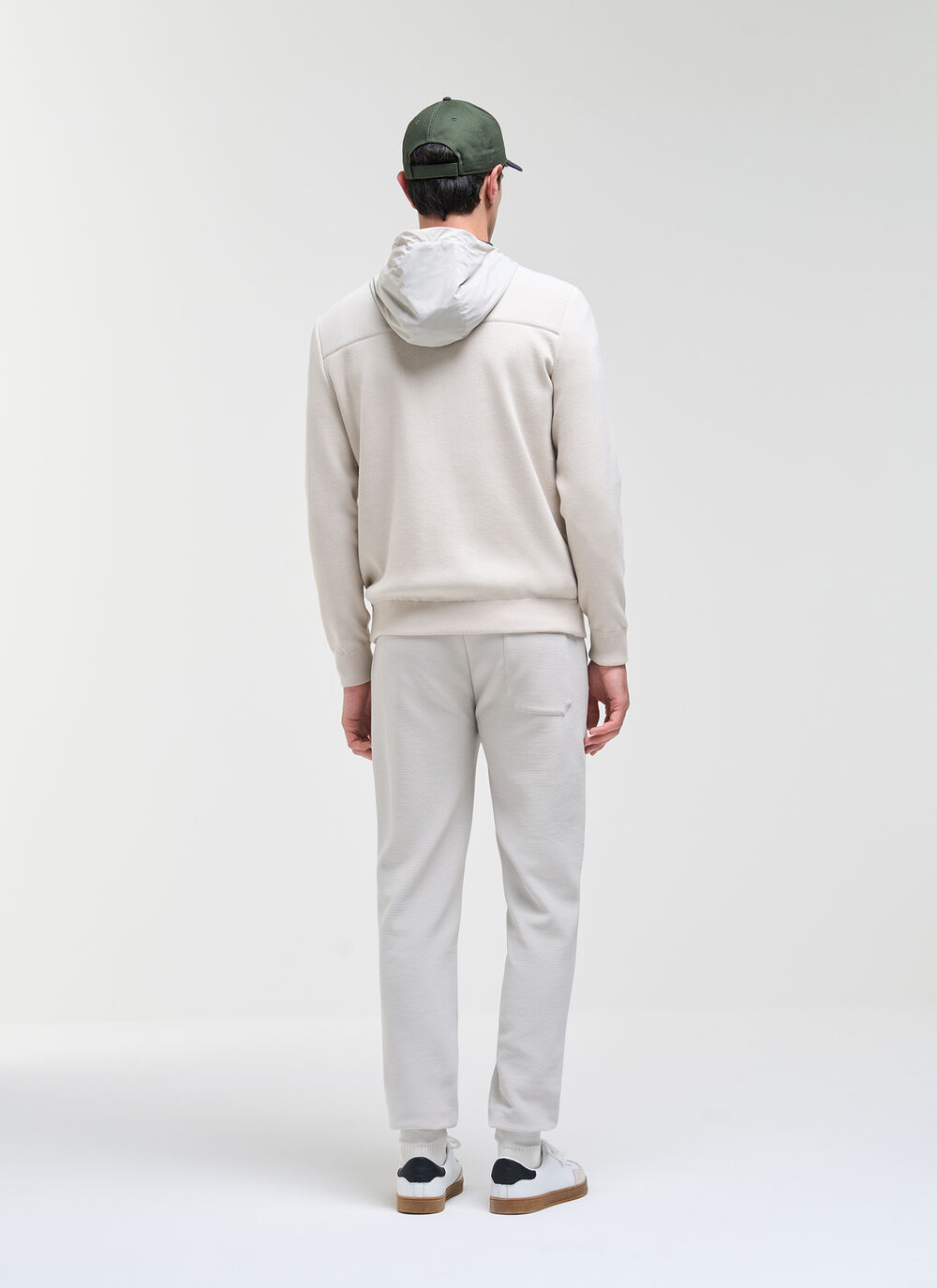 Unlined hybrid jacket with hood image number 3