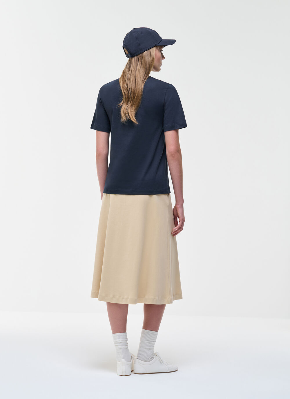 Cotton round-neck T-shirt image number 3