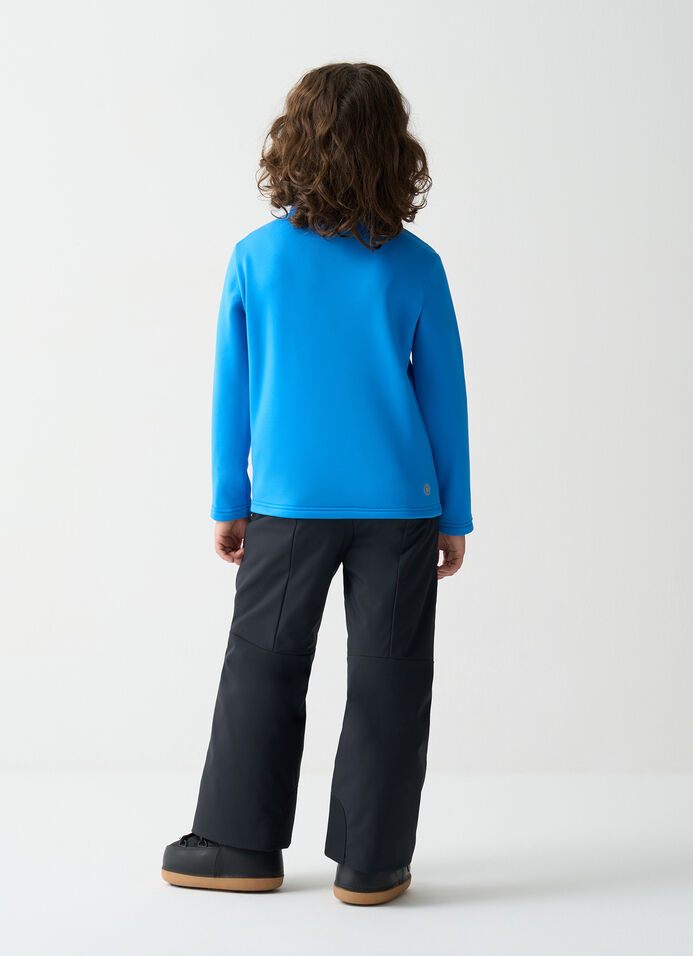 Boy’s half-zip ski fleece image number 3