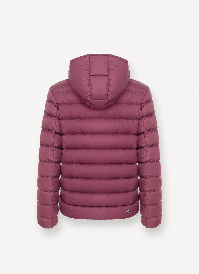 Sporty down jacket with detachable hood image number 5