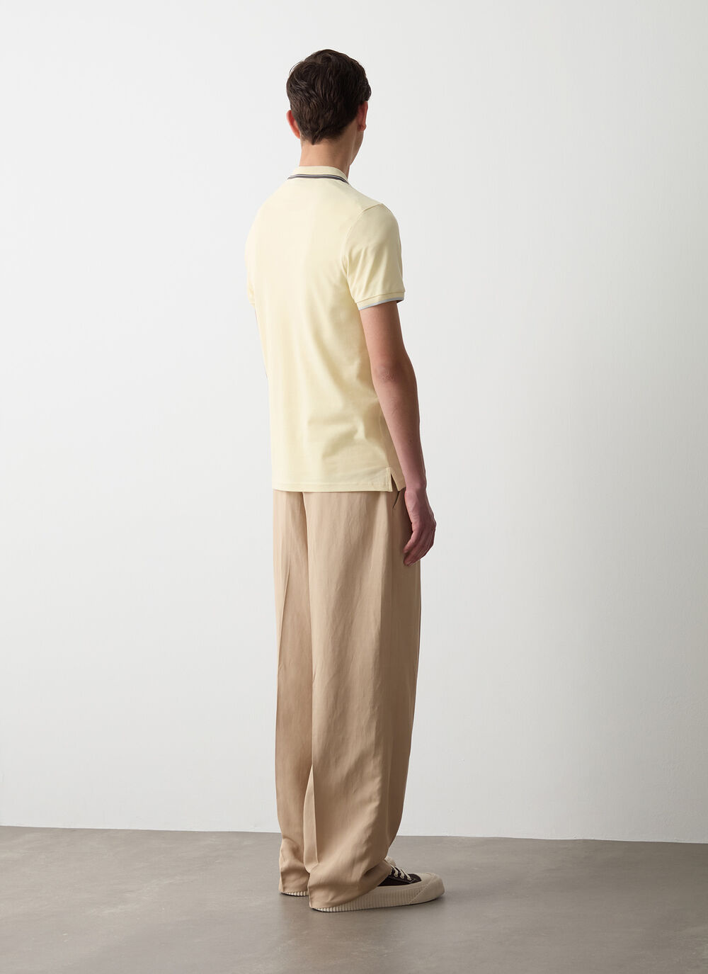 Piqu&eacute; polo-shirt with stripes image number 3