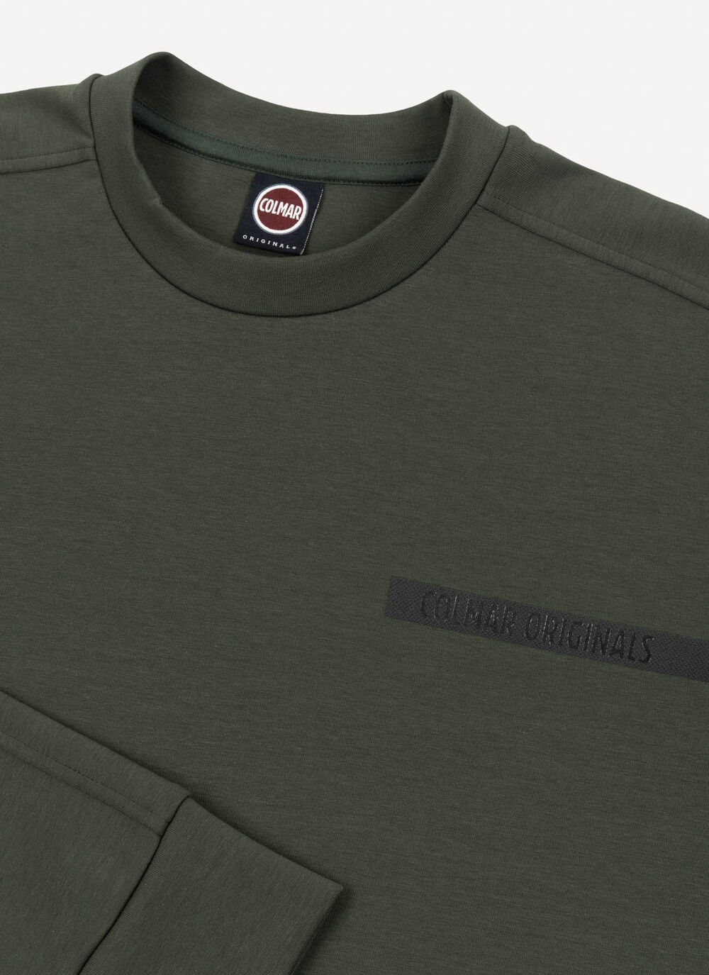 Cotton interlock crew-neck sweatshirt image number 6