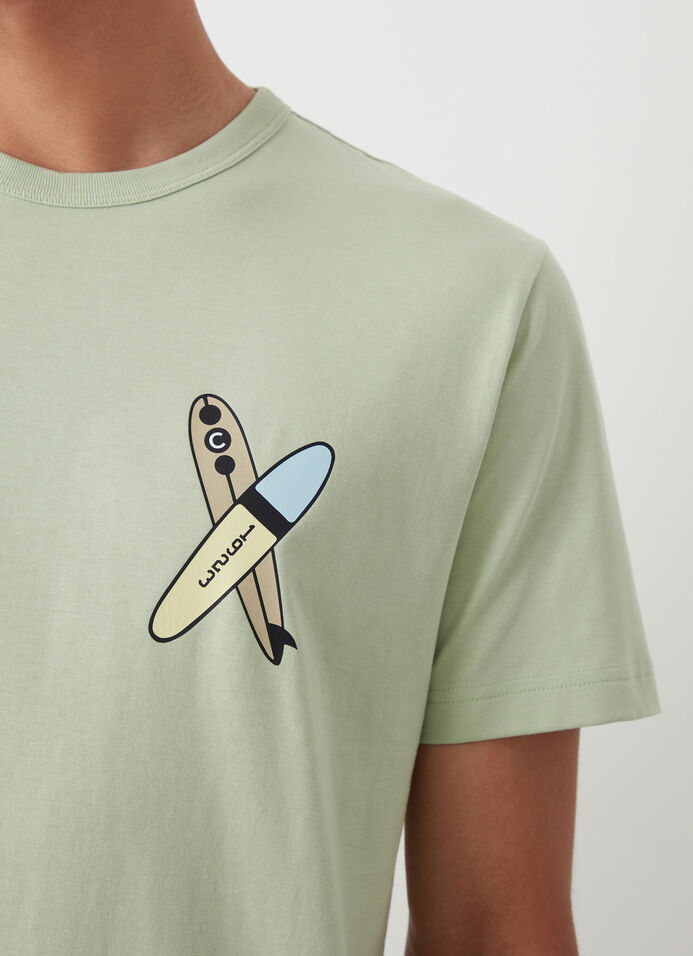 Short-sleeved surf T-shirt image number 3