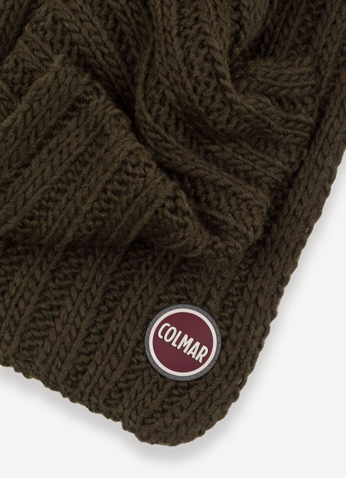 Long unisex rib-knit scarf image number 2