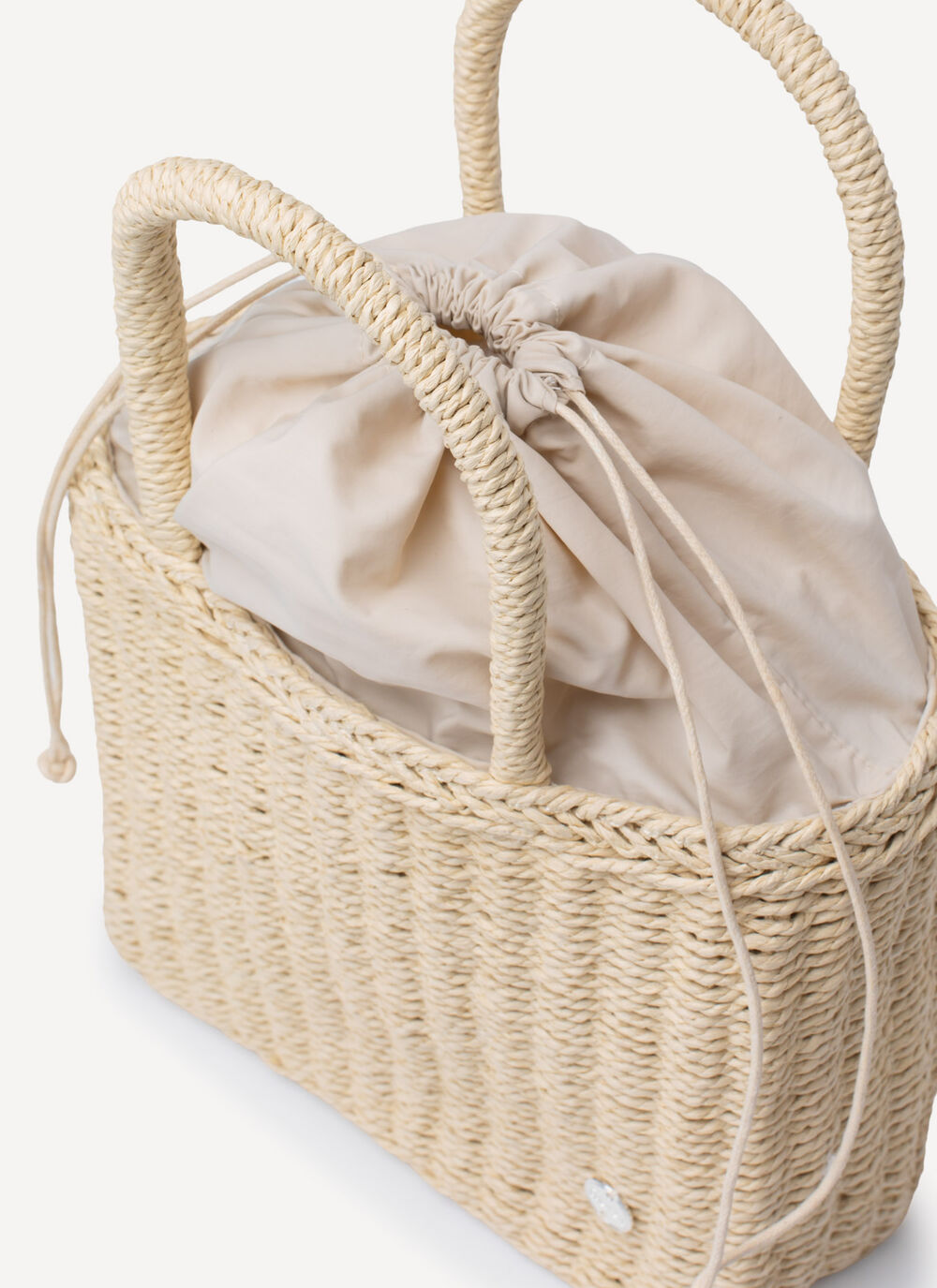 Borsa a mano in rafia image number 3