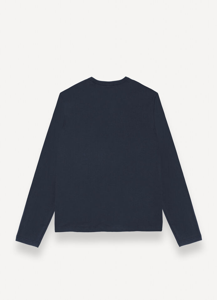 Long-sleeved cotton T-shirt image number 6