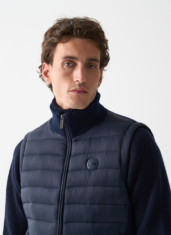 Vest with rib-knit inserts  image number 2