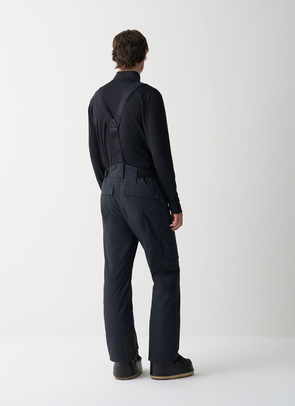 Padded cargo-style ski salopettes image number 3