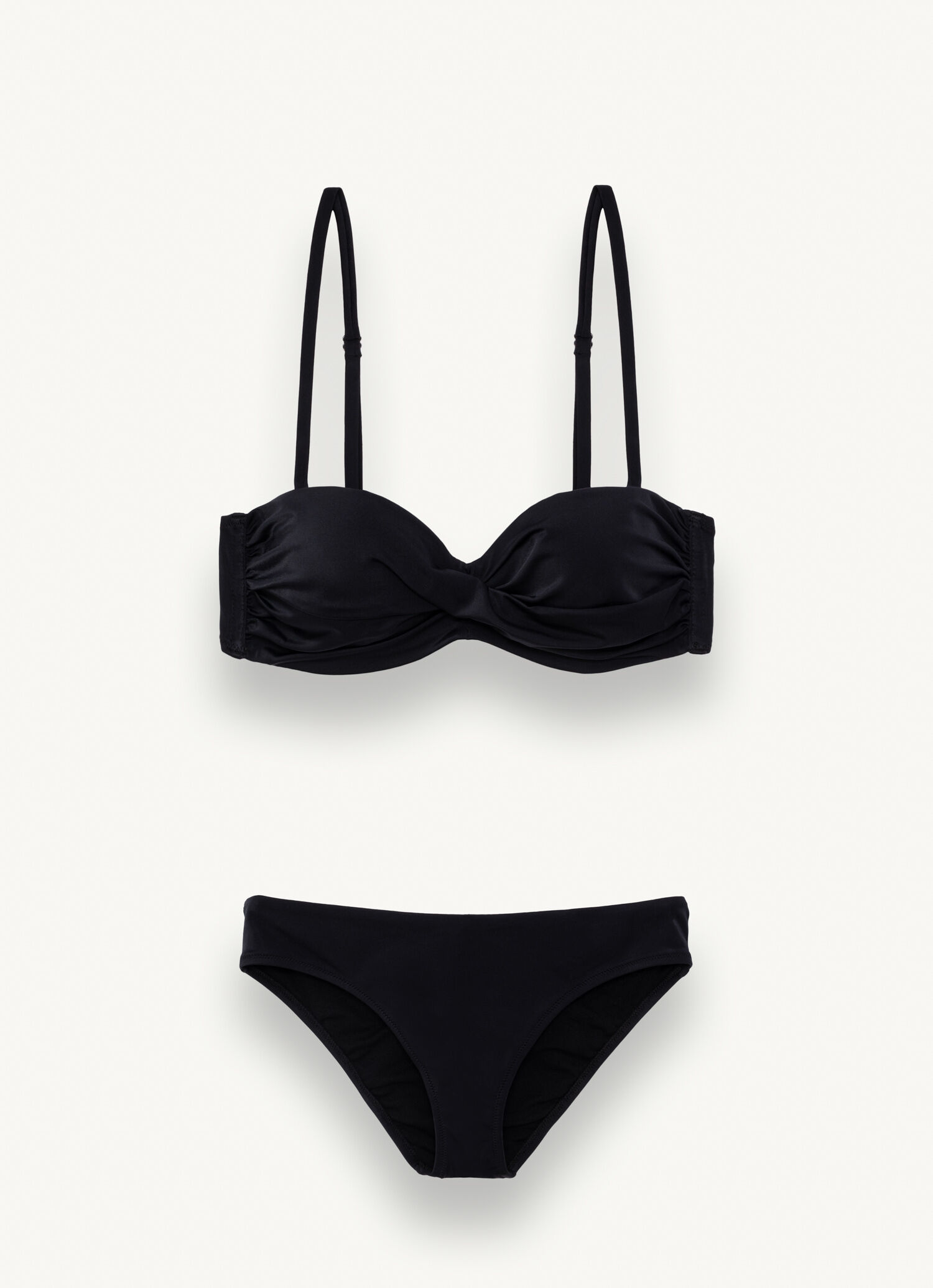 Black balconette bikini 2025