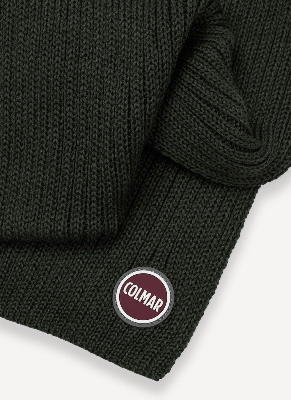 Unisex rib-knit scarf image number 4