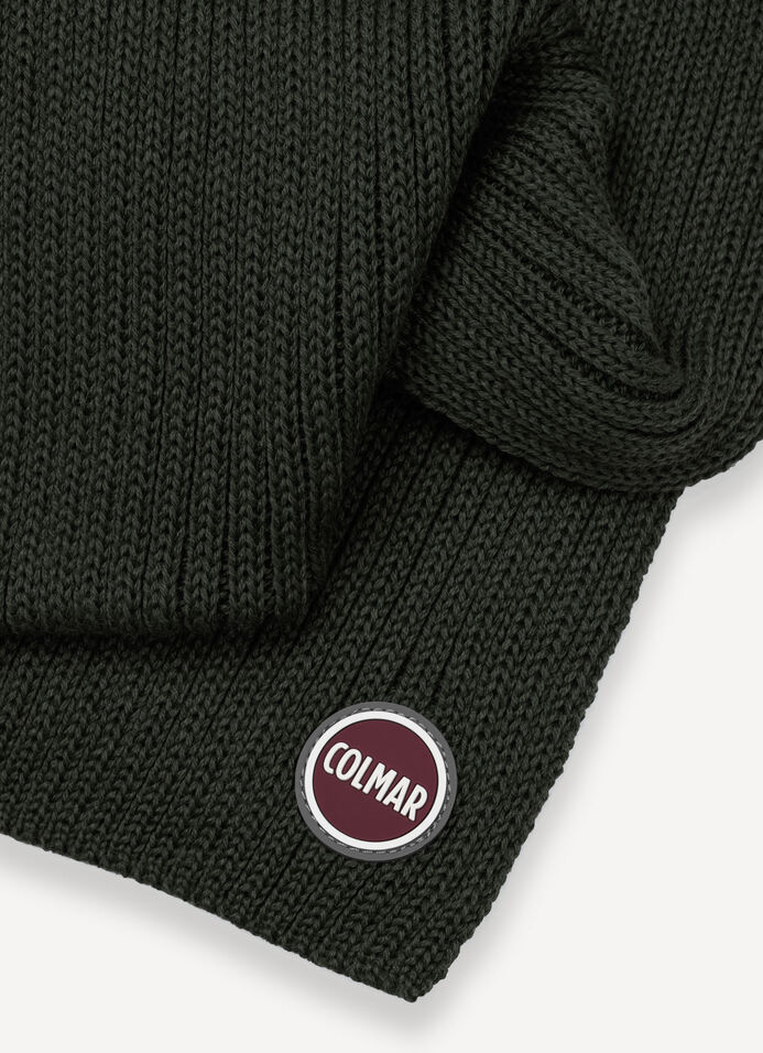 Unisex rib-knit scarf image number 4