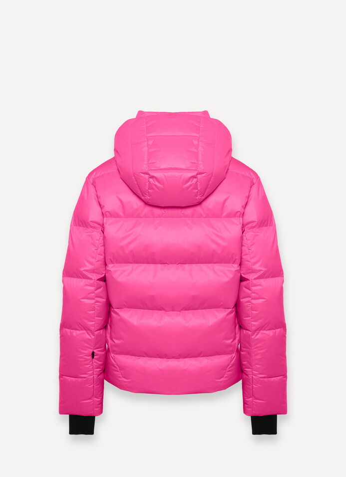 Puffy padded ski jacket image number 5