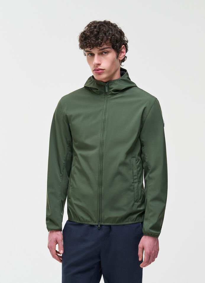 Softshell hooded jacket