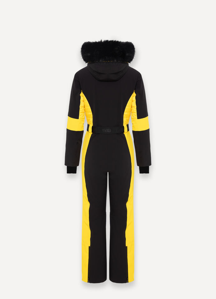 Tuta da sci imbottita Clepsydra con pelliccia image number 5