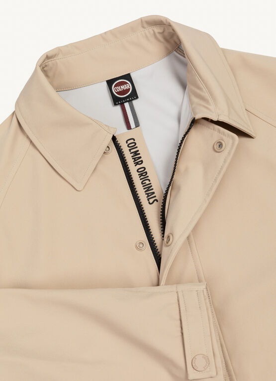 Veste en softshell avec col chemise