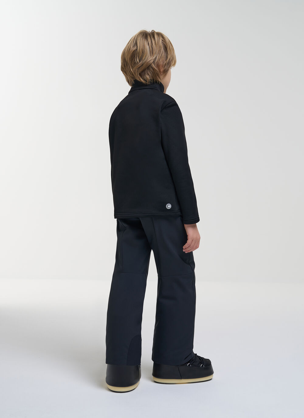 Boy&rsquo;s half-zip ski fleece image number 3