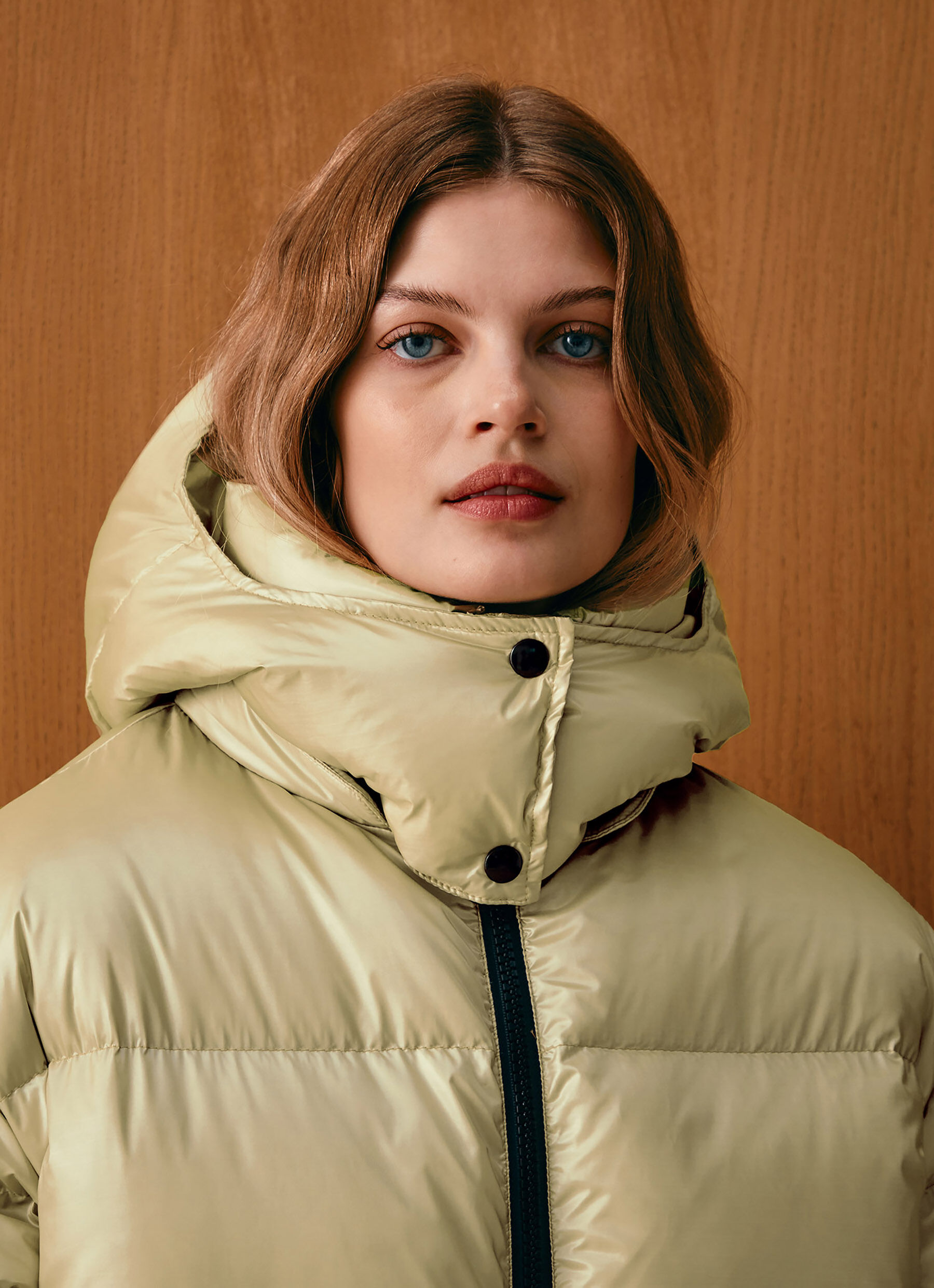 Maxi down jacket with drawstring waist - HAY BEIGE | Colmar