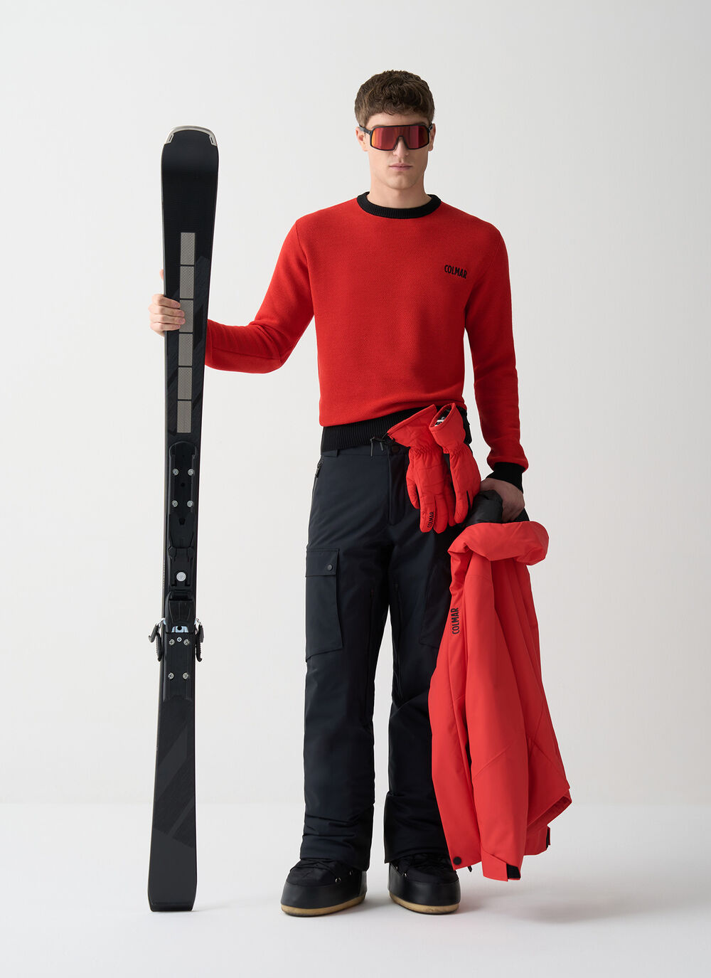 Technical wool pullover image number 0
