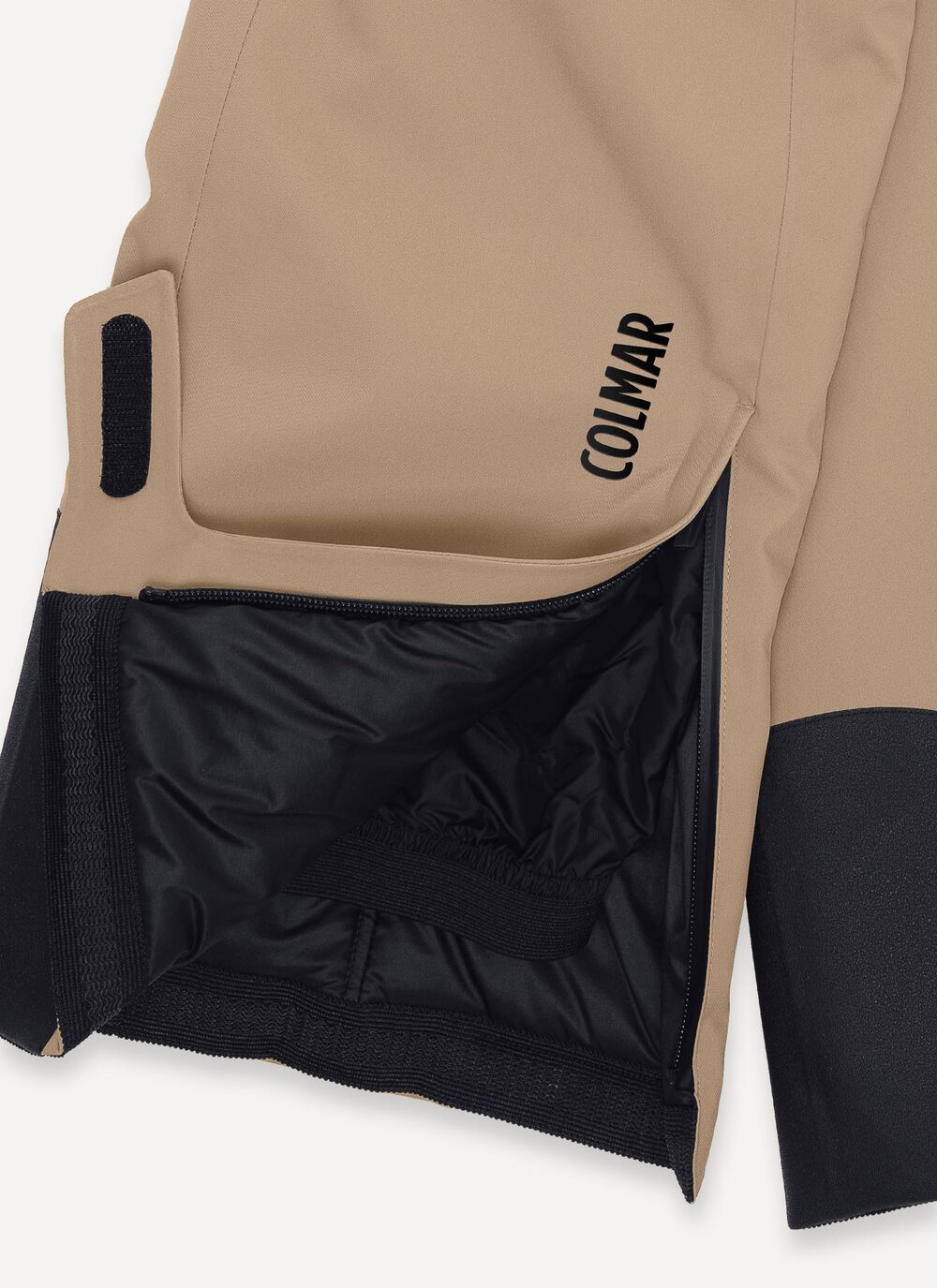 Padded 4Way fabric ski salopettes image number 6