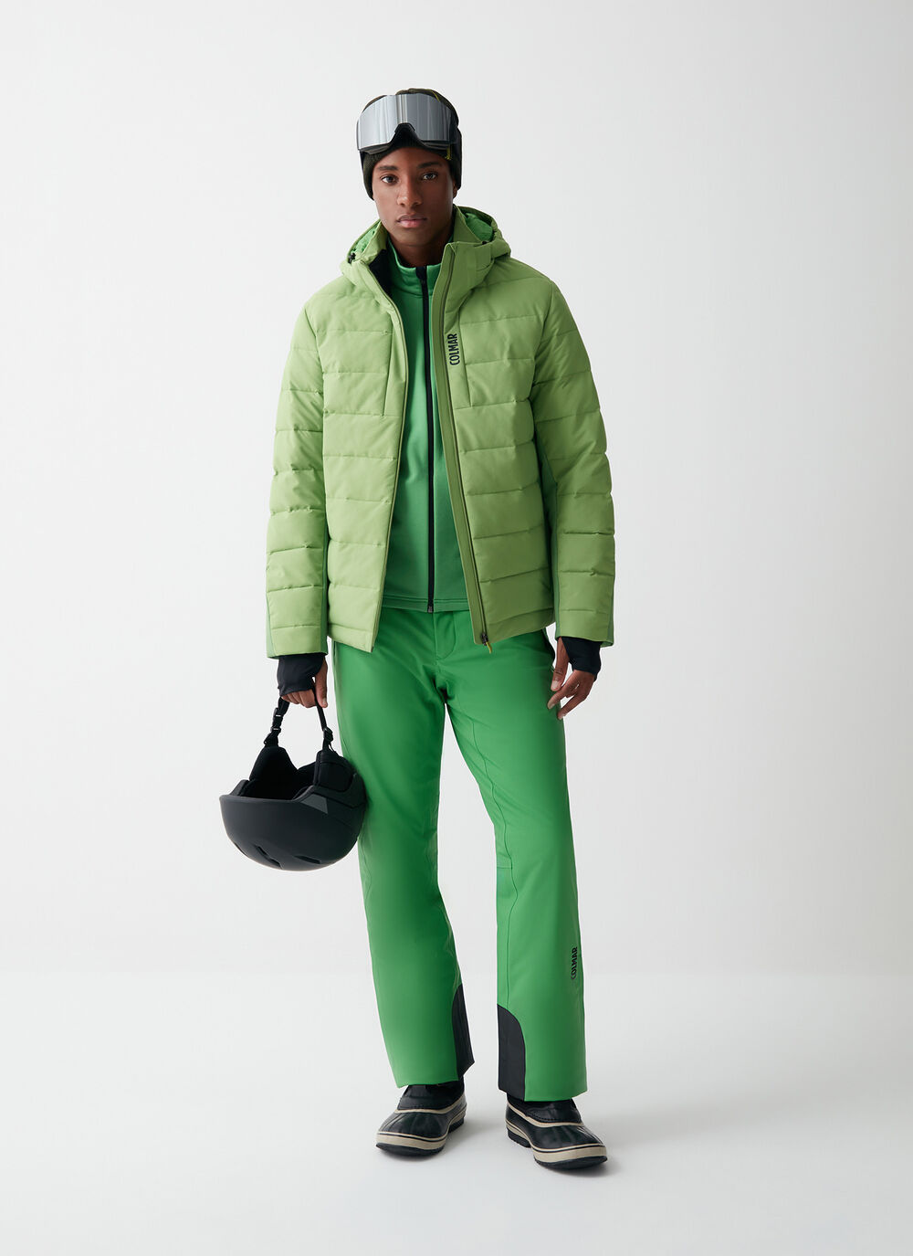 Quilted ripstop ski jacket image number 0