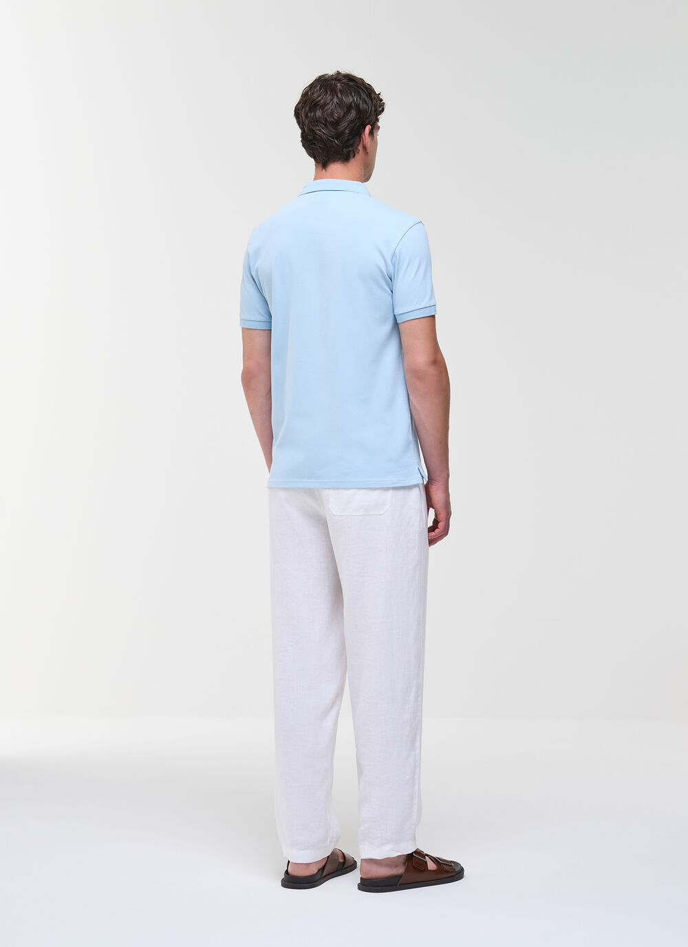 Poloshirt aus Stretch-Pikee image number 3