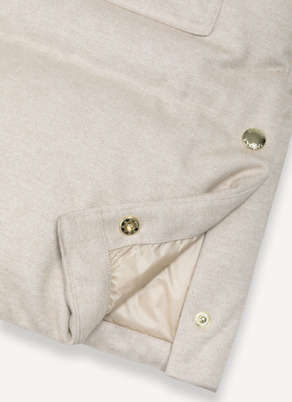 Daunenmantel mit Chevron-Muster  image number 6