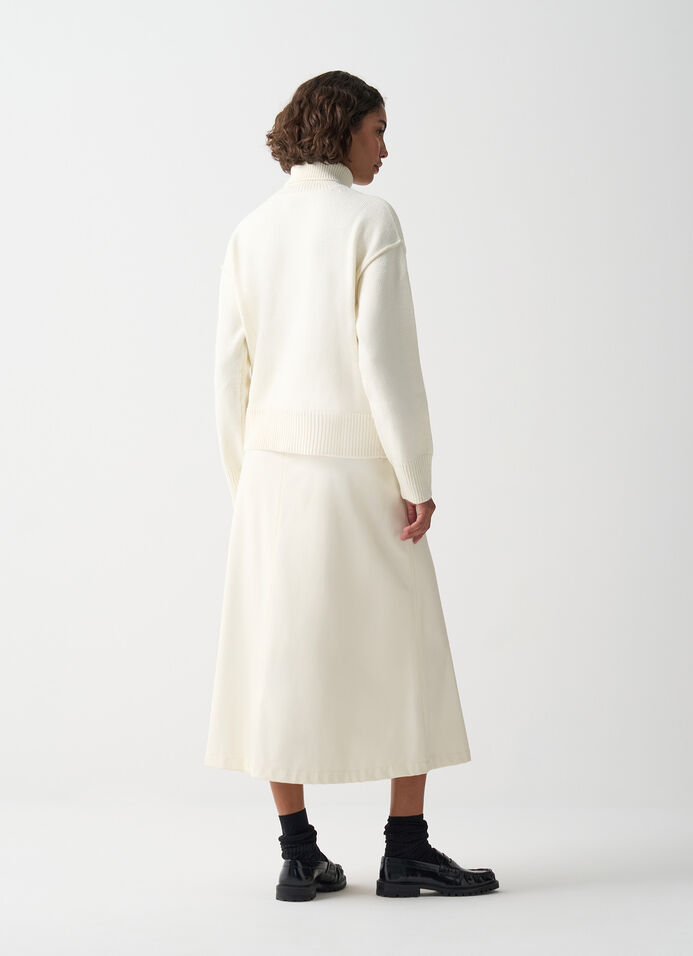 Loose polo-neck jumper image number 3