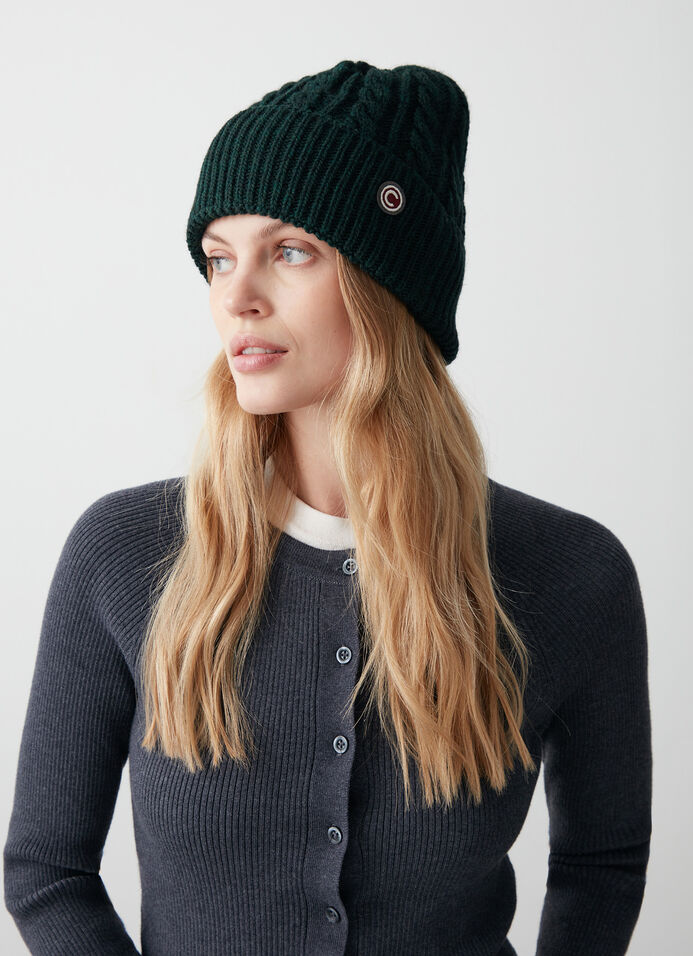 Unisex cable-knit hat image number 0