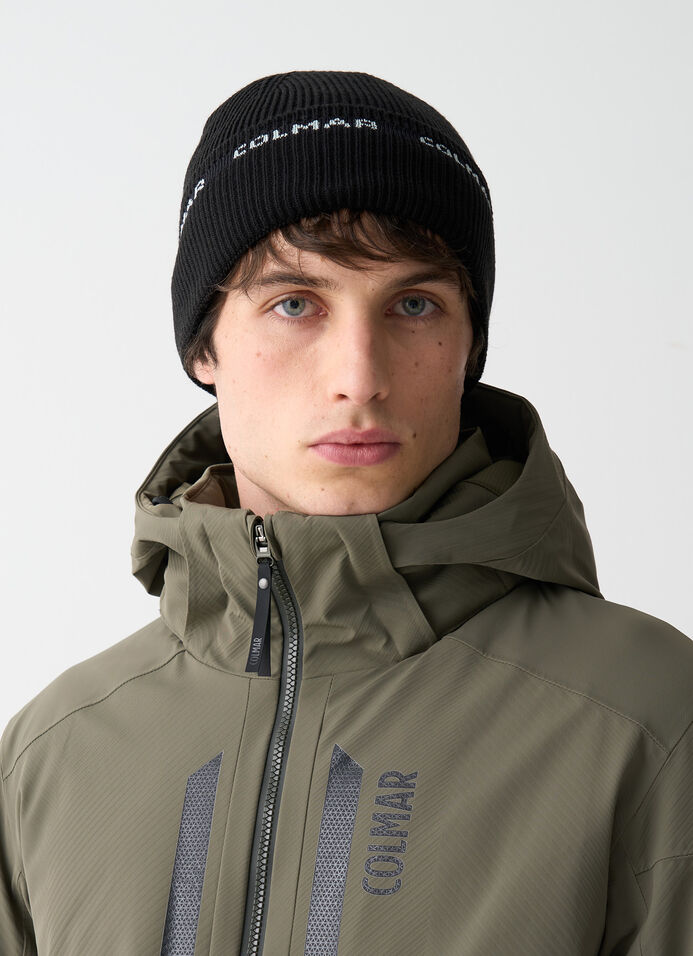 Men's hat with branded trim image number 0